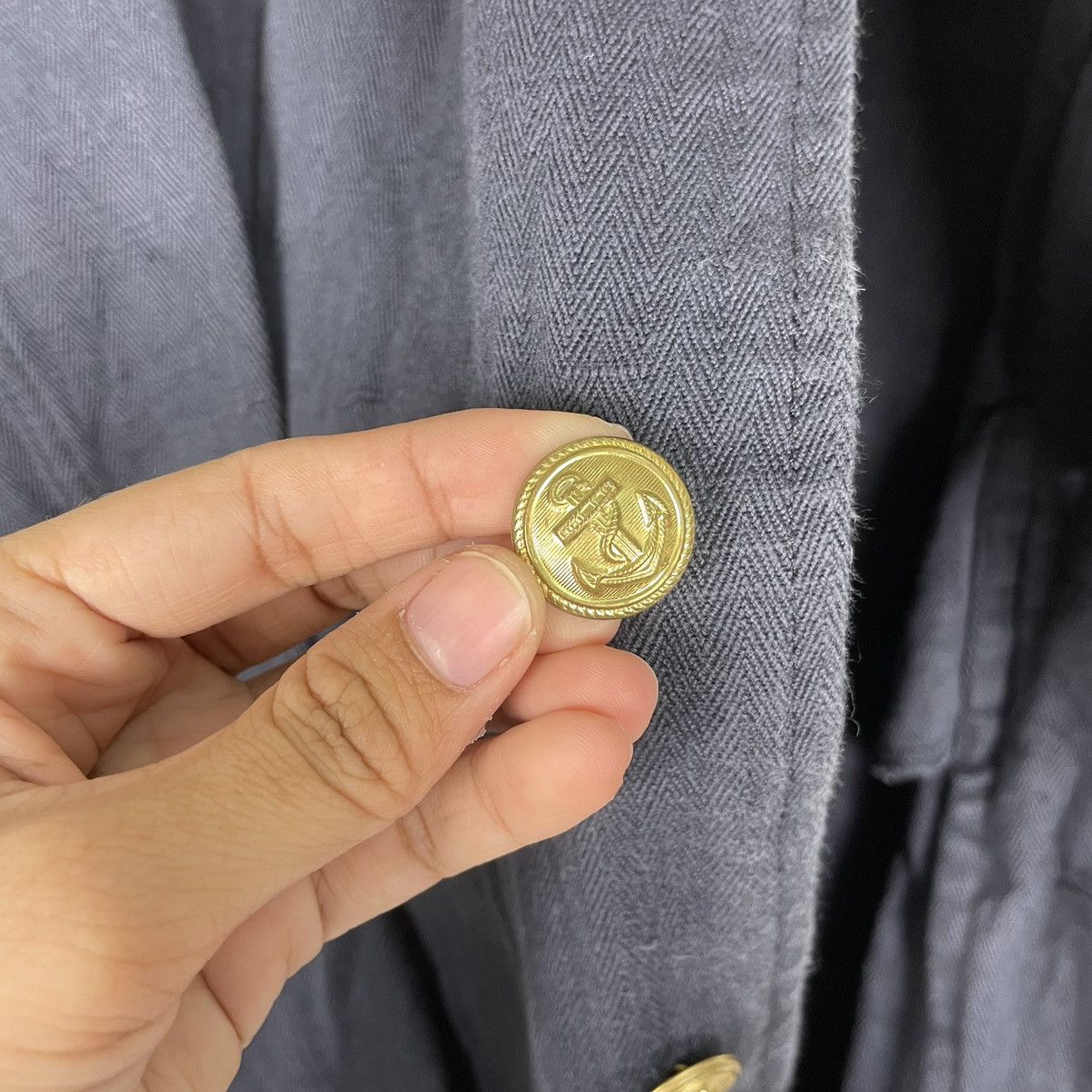 Vintage 💥50s NAVY MILITARY HBT JACKET Size US M / EU 48-50 / 2 - 11 Thumbnail
