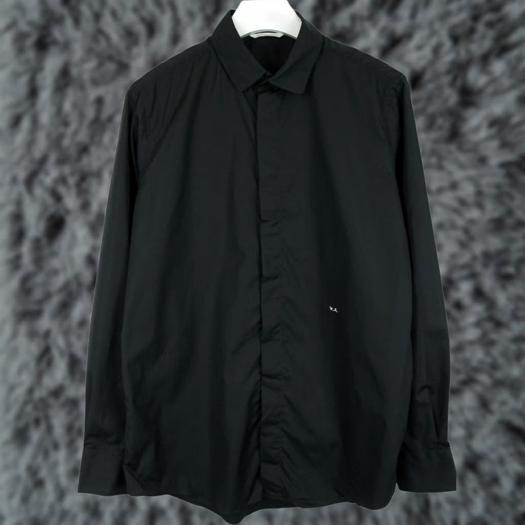 Suitsupply Suitsupply Slim Fit Shirt Men's XL Black Button Up Spread Collar Button Up Size US XL / EU 56 / 4 - 1 Thumbnail