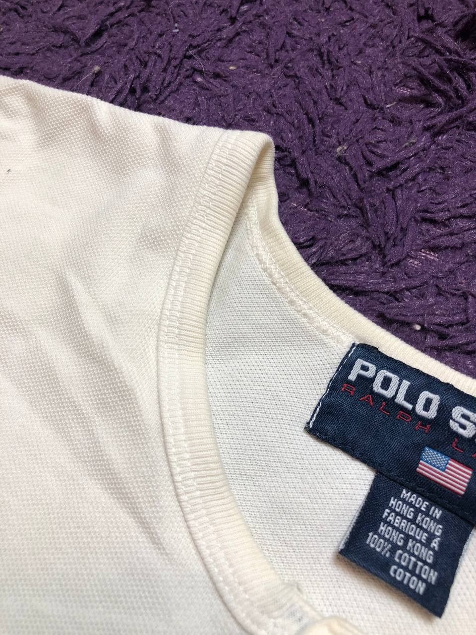 Polo Ralph Lauren Vintage Polo Ralph Lauren 100% Cotton Polo Size M Size US M / EU 48-50 / 2 - 10 Thumbnail