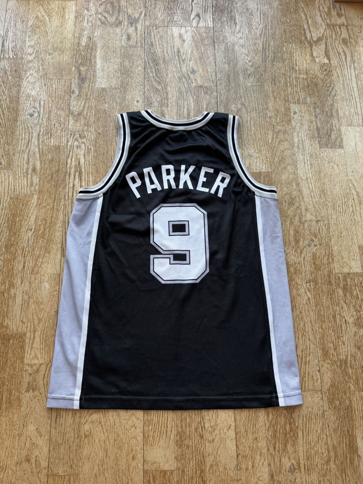 NBA TONY PARKER SAN ANTONIO SPURS NBA CHAMPION JERSEY Size US M / EU 48-50 / 2 - 2 Thumbnail