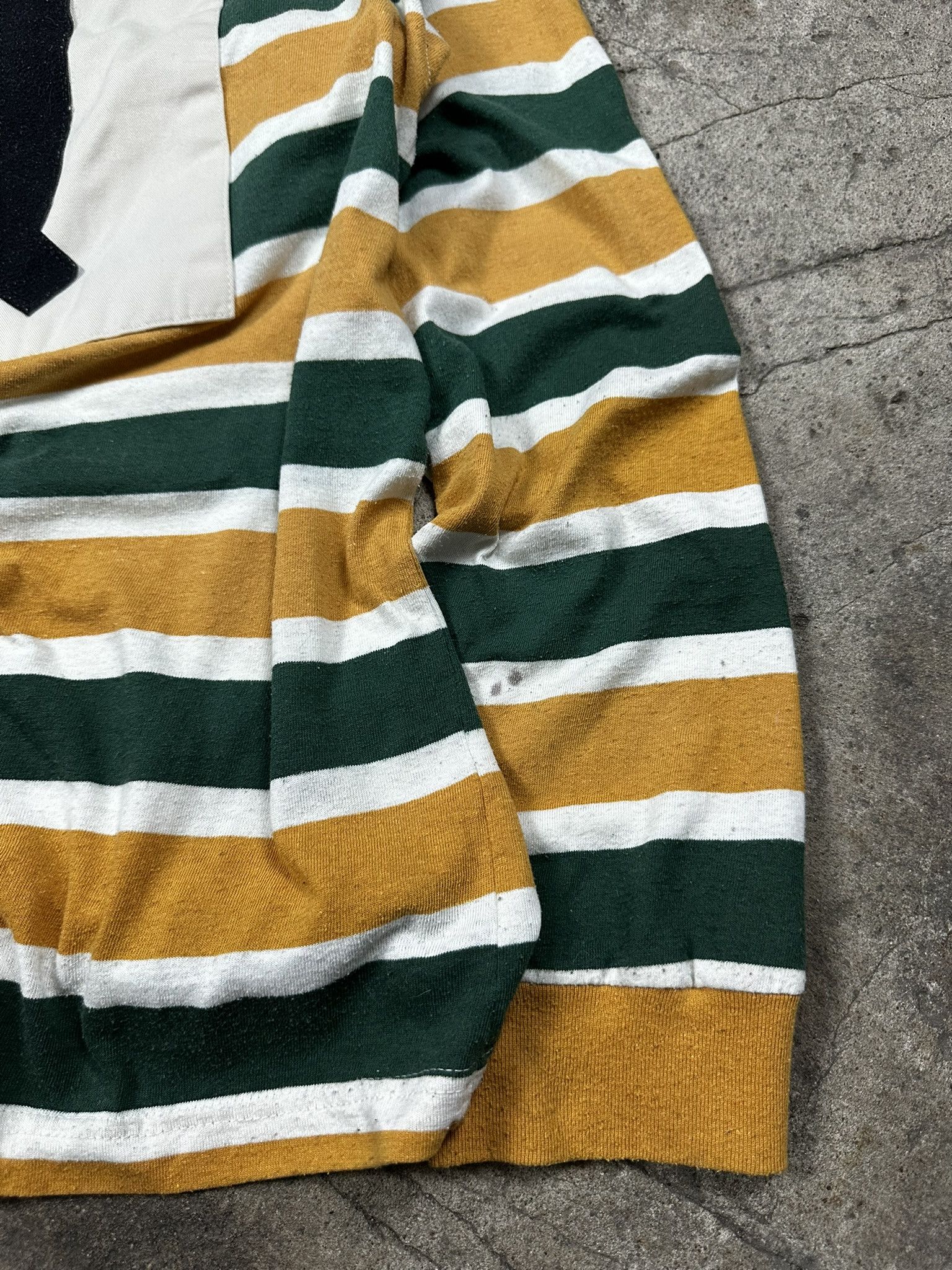 Dries Van Noten Dries Van Noten "Q" Rugby Longsleeve Stripped Polo Size US M / EU 48-50 / 2 - 6 Thumbnail