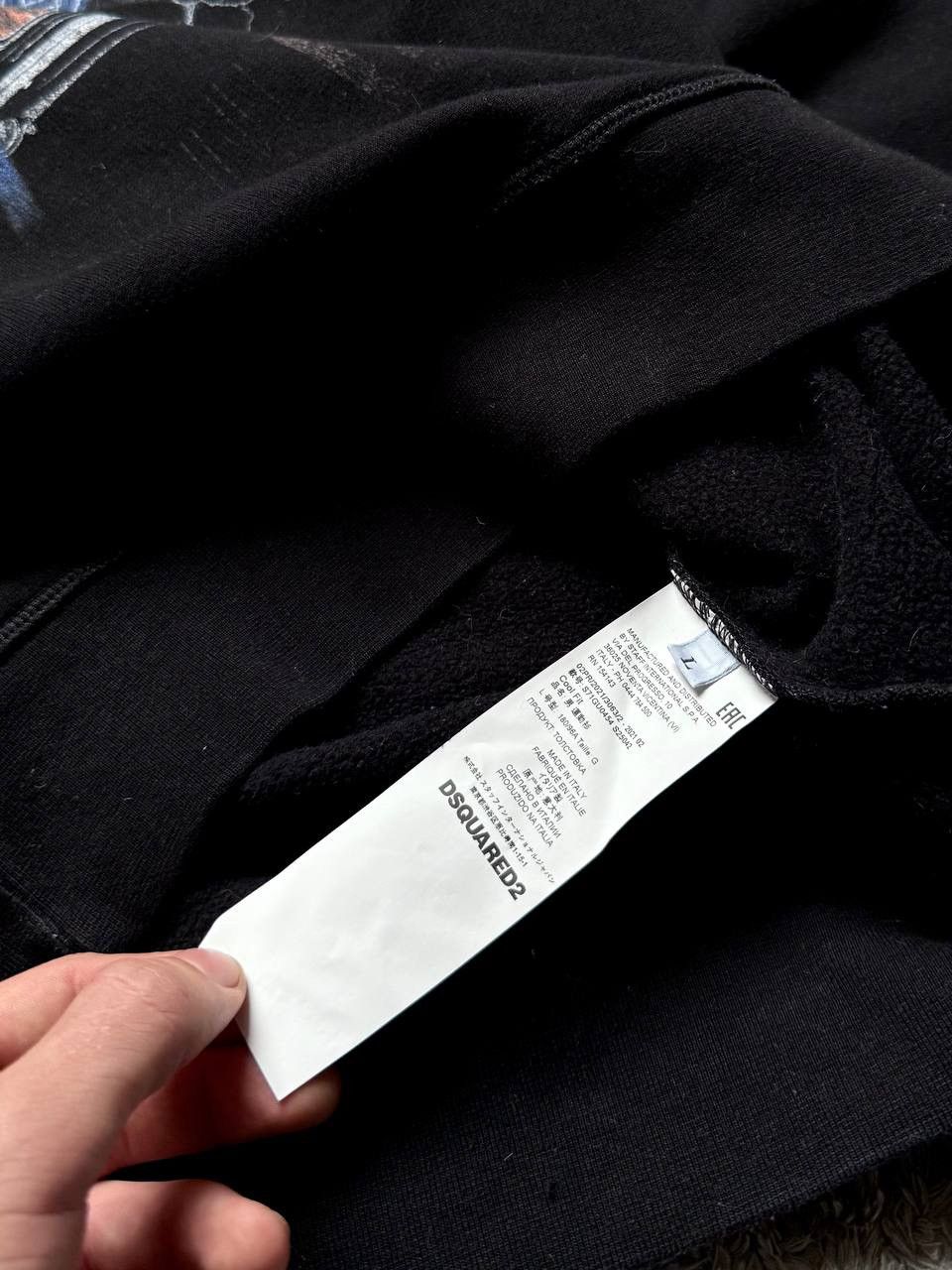 Dsquared2 00s Disquared Vintage Big Logo Oversized Hoodie Rare Y2K Size US L / EU 52-54 / 3 - 6 Thumbnail