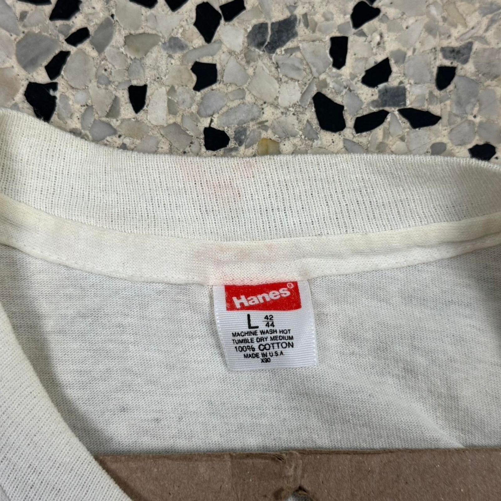 Hanes × Vintage VINTAGE 90S BWP BITCHES WITH PROBLEMS NO FACE PROMO TEE: Size US L / EU 52-54 / 3 - 3 Thumbnail