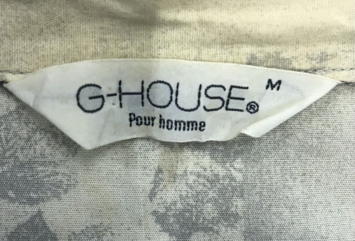 Vintage Vintage G-House Pour Homme Short Sleeve Shirt Button Ups Size US M / EU 48-50 / 2 - 9 Thumbnail