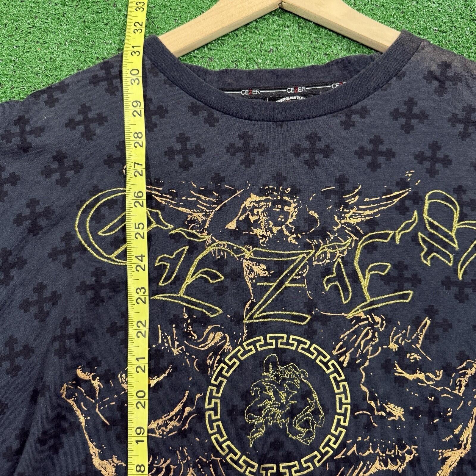 Cedarwood State CEZER Jewelius Y2K Long Sleeve Shirt 3XL Graphic Studded Size US XXL / EU 58 / 5 - 4 Thumbnail