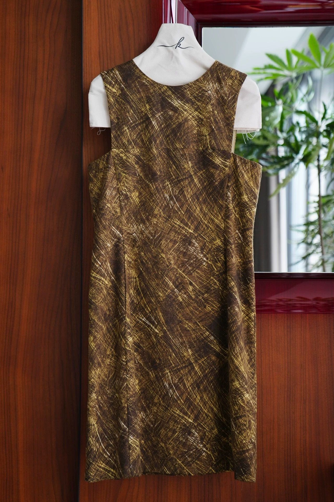 Kenzo Kenzo Vintage Women's Printed Wool Dress Fr40/L Size M / US 6-8 / IT 42-44 - 5 Thumbnail