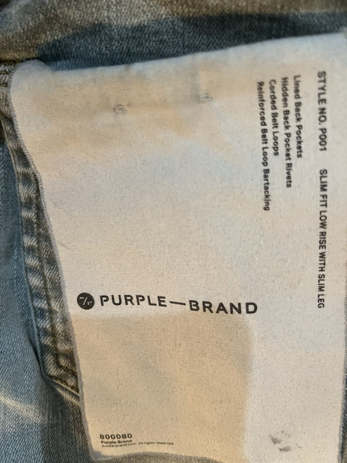 Purple Brand Purple jeans - slightly used Size US 30 / EU 46 - 4 Thumbnail