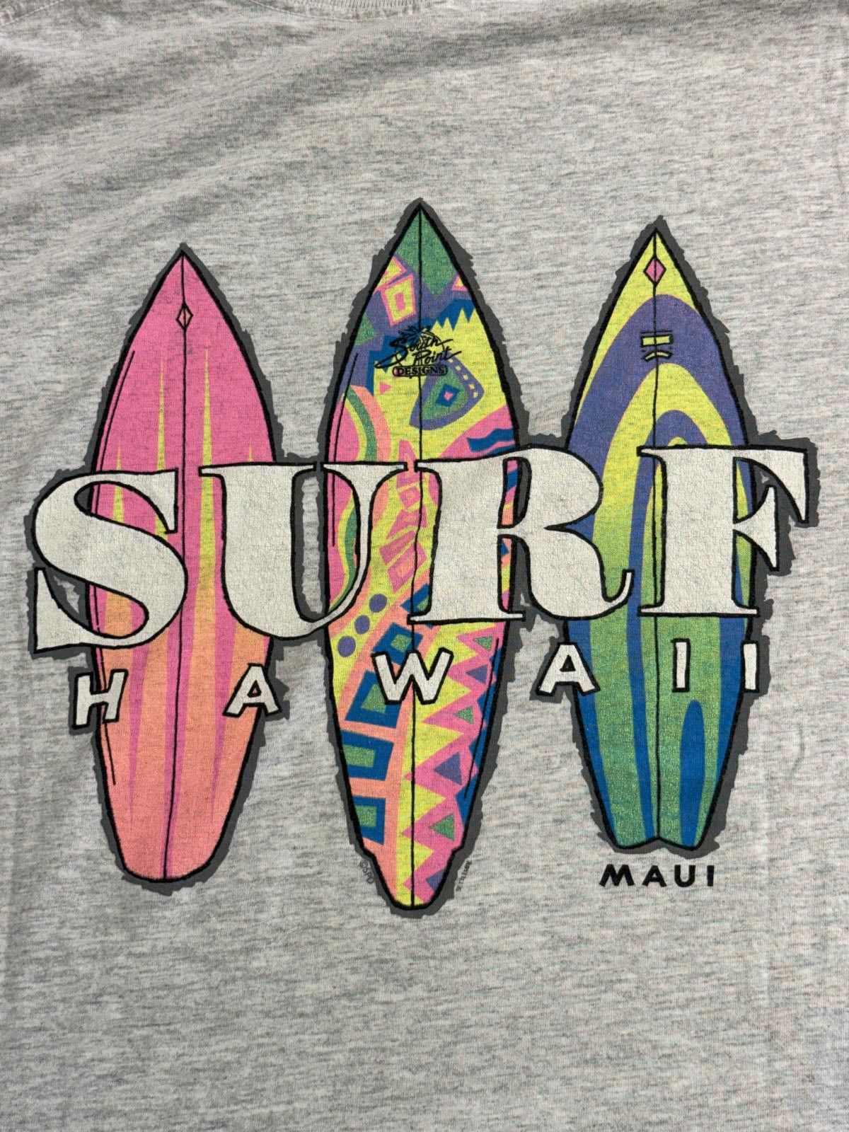 TEE JAYS Vintage Surf Maui Hawaii T-shirt Neon Surfboard Tee XL Size US XL / EU 56 / 4 - 6 Thumbnail