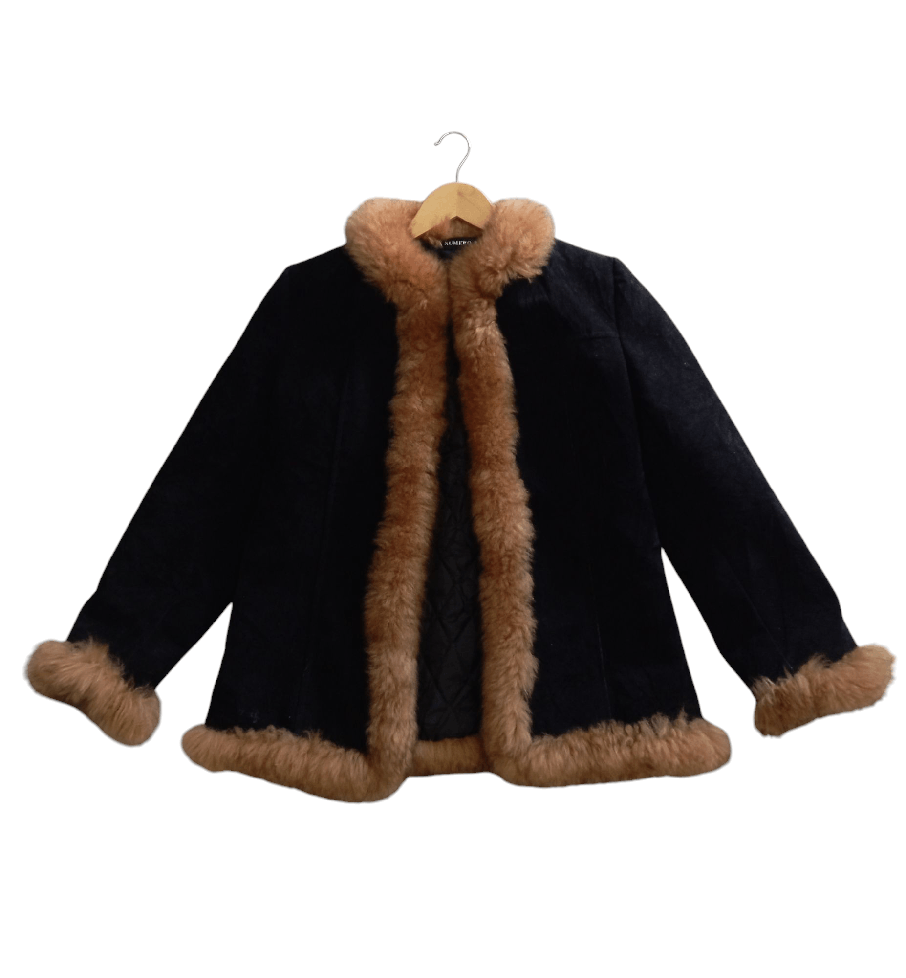 Designer × If Six Was Nine Numero Faux Fur Jacket Size S / US 4 / IT 40 - 1 Thumbnail