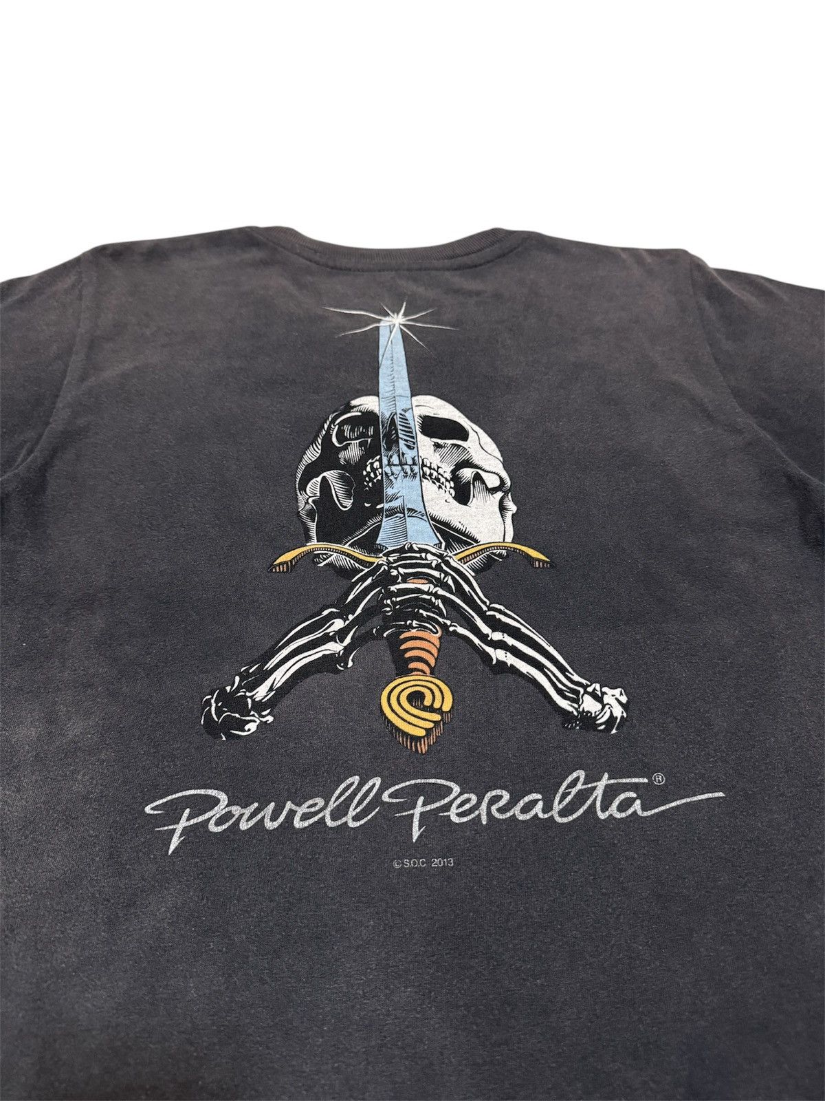 Powell Peralta Vintage Y2K Powell Peralta Skull Sun Faded Tshirt Size US M / EU 48-50 / 2 - 2 Thumbnail