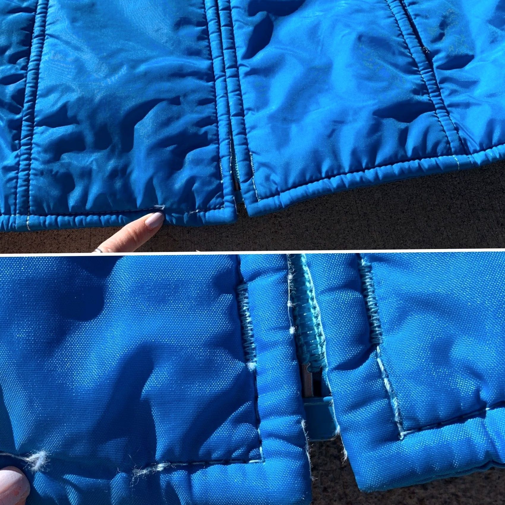 Vintage Vintage White Stag Action Sports Jacket Ladies Ski S or M 70s 80s 1970s Nylon Blue Sportswear/Jacket Womens Size S / US 4 / IT 40 - 6 Thumbnail