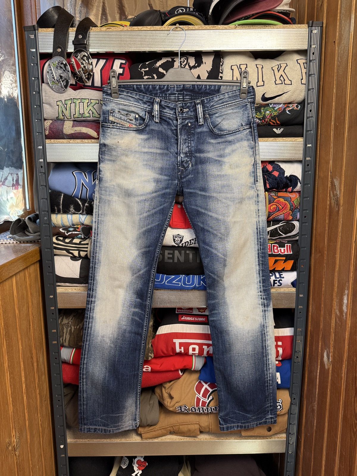 Diesel Y2K Distressed Diesel Avant Garde Jeans Baggy Size US 29 - 2 Thumbnail