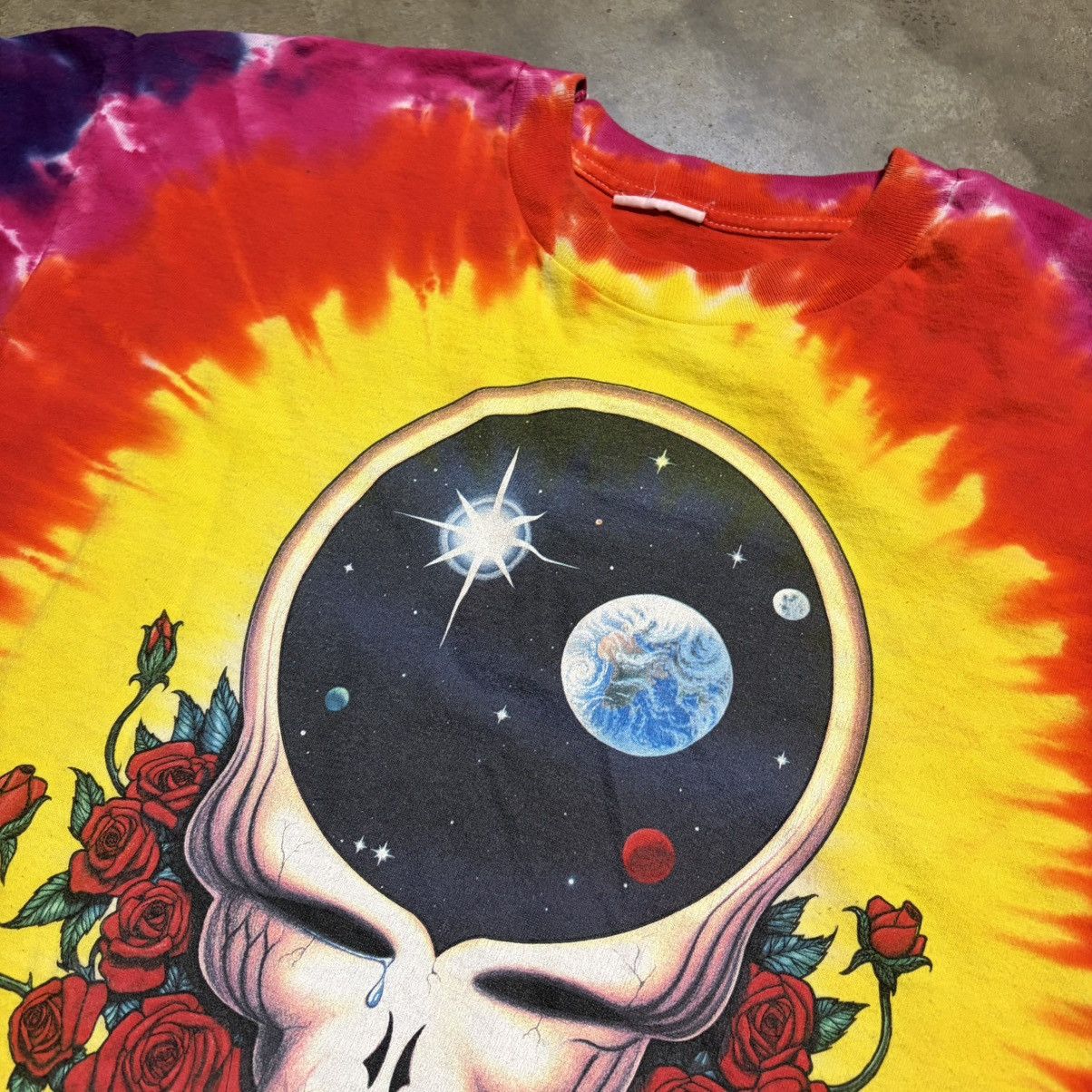 Grateful Dead Vintage Grateful Dead Space Your Face Long Sleeve T shirt Size US XL / EU 56 / 4 - 8 Thumbnail