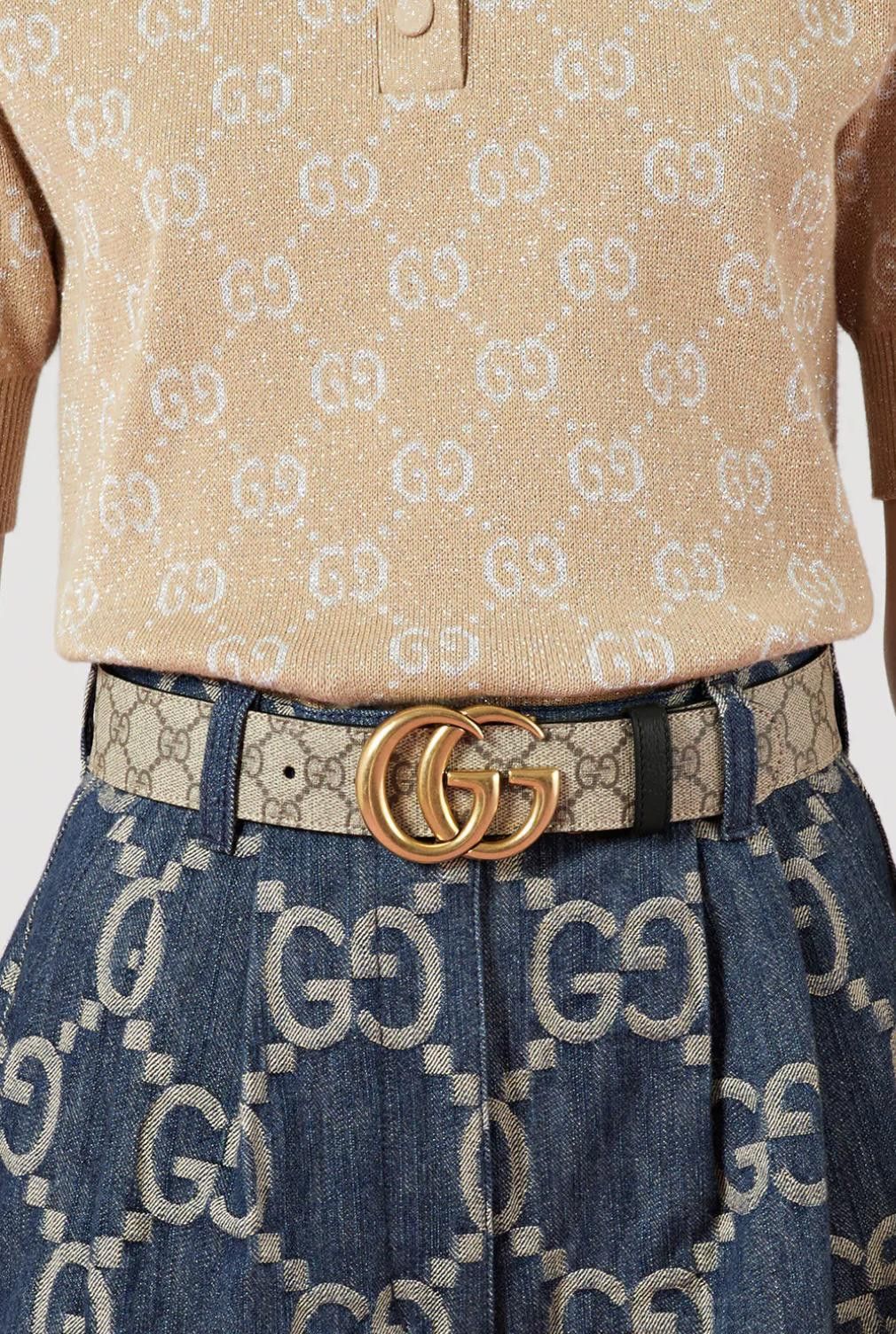 Gucci GUCCI WOMEN’S GG MARMONT REVERSIBLE BELT SIZE 80 CM Size ONE SIZE - 2 Thumbnail