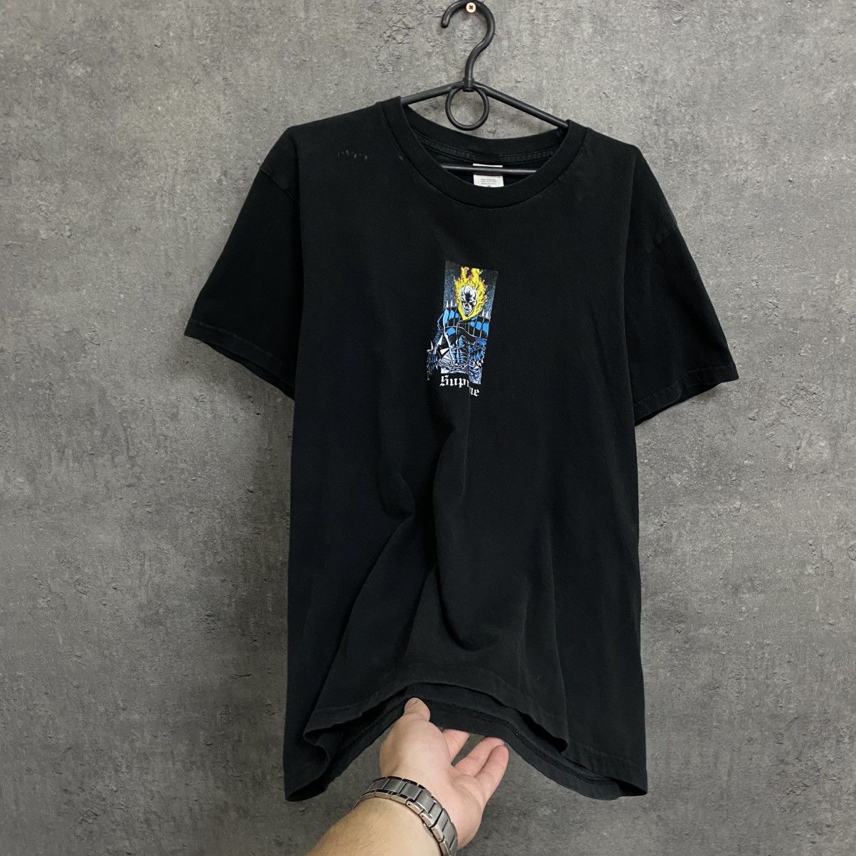 Supreme Supreme x Marvel Ghost Rider Tee T-Shirt Size US M / EU 48-50 / 2 - 2 Thumbnail