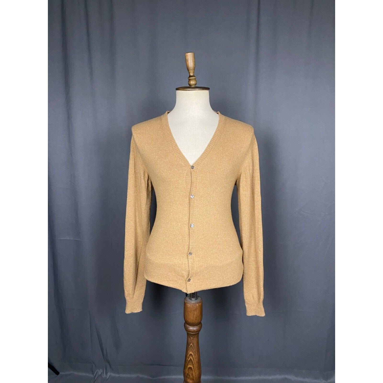 Dolce & Gabbana Dolce&Gabbana Men's Brown Wool Cardigan Sweater Size 2XL Size US XXL / EU 58 / 5 - 3 Thumbnail