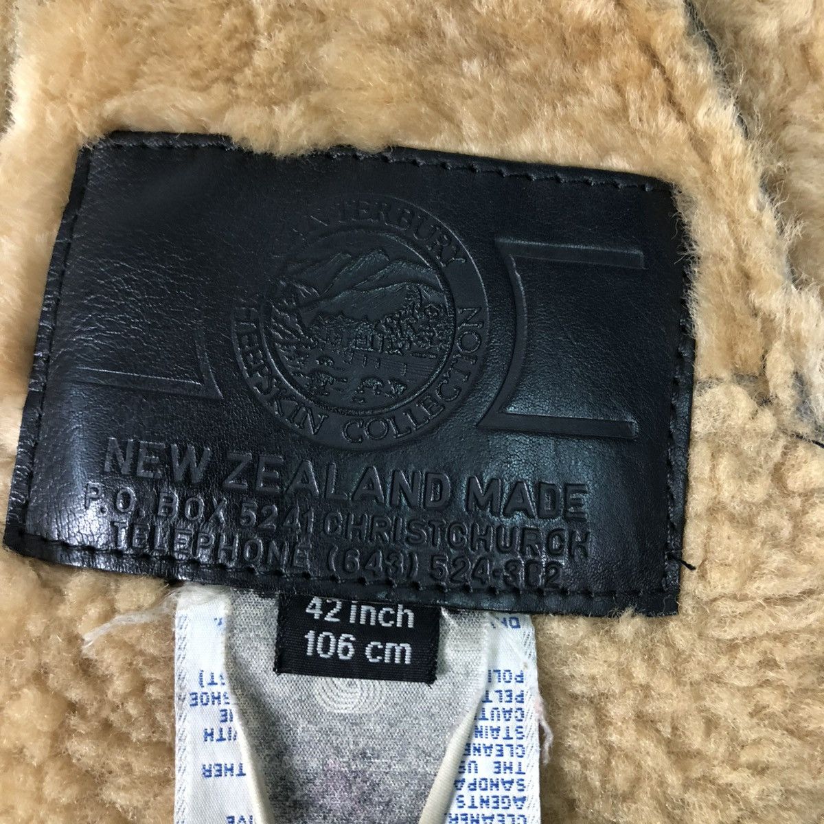 Canterbury of New Zealand 🔥VINTAGE GENUINE LEATHER JACKET SHEARLING CANTERBURY Size US M / EU 48-50 / 2 - 20 Thumbnail