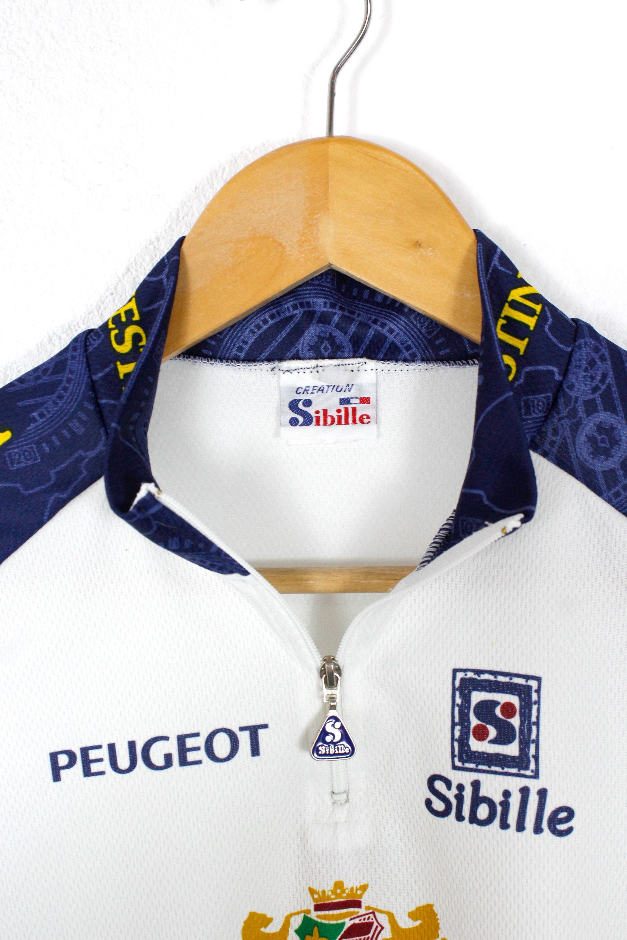 Vintage Vintage Festina Watches Peugeot Cycle Jersey Tshirt Tee Size US L / EU 52-54 / 3 - 4 Thumbnail
