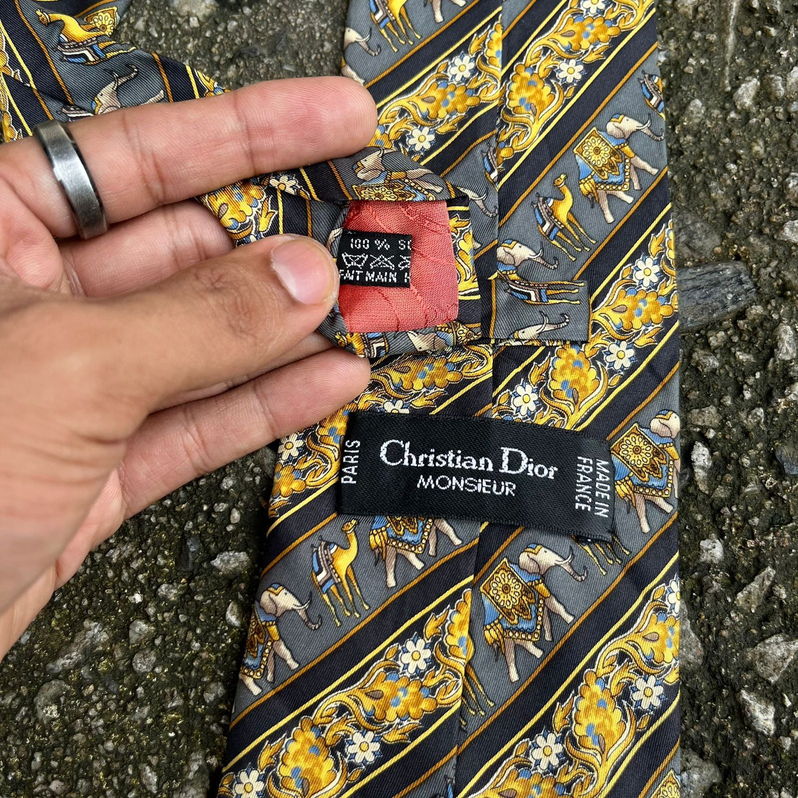 Christian Dior Monsieur × Vintage lot of 2 vintage christian dior tie Size ONE SIZE - 4 Thumbnail