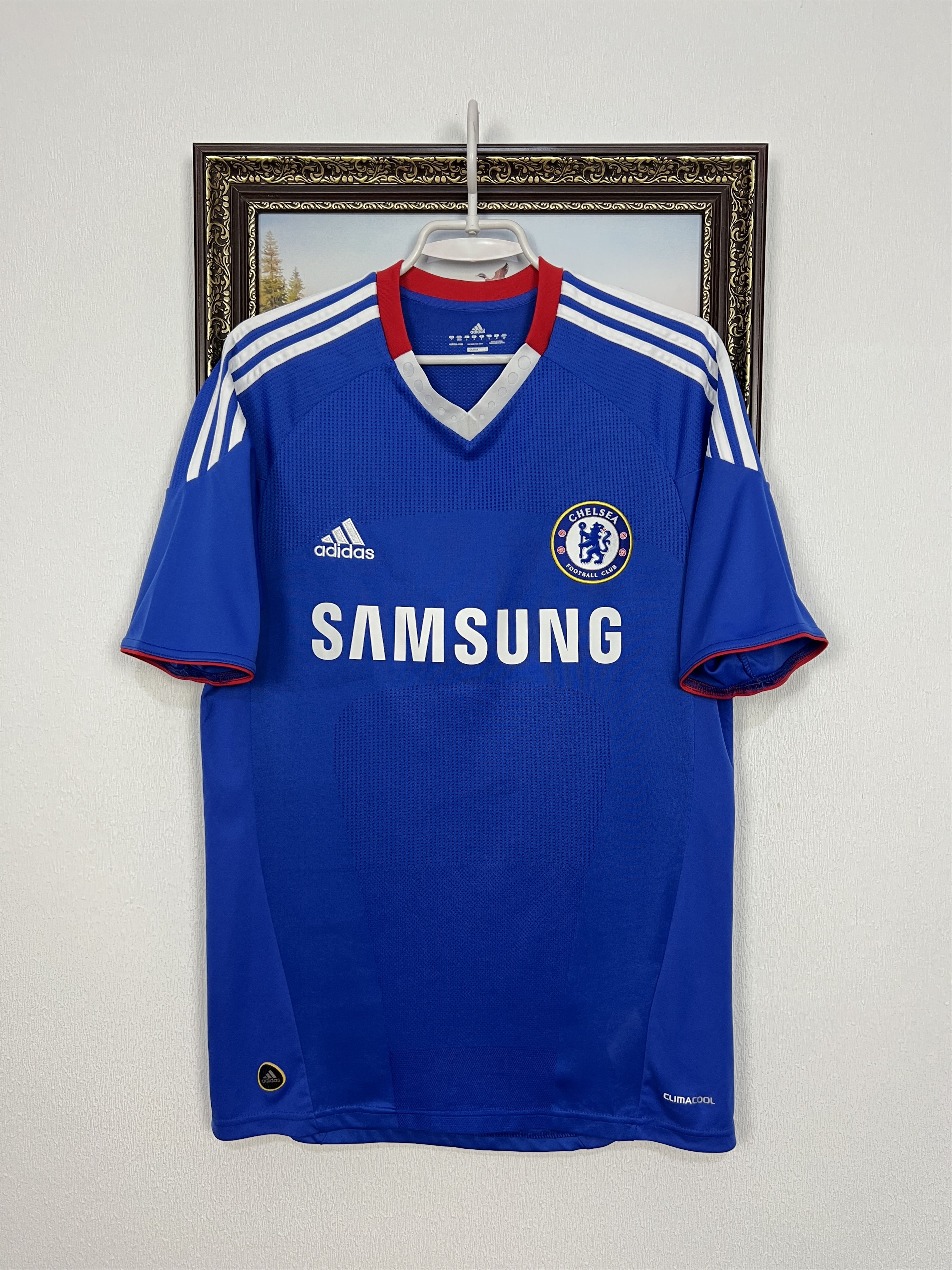 Adidas Chelsea Home football shirt 2010 Soccer Adidas Jersey Mens Size US S / EU 44-46 / 1 - 1 Thumbnail