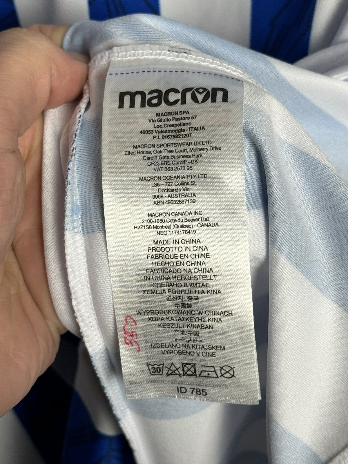 Macron Sheffield Wednesday 21/22 Home Football Jersey Size US M / EU 48-50 / 2 - 10 Thumbnail