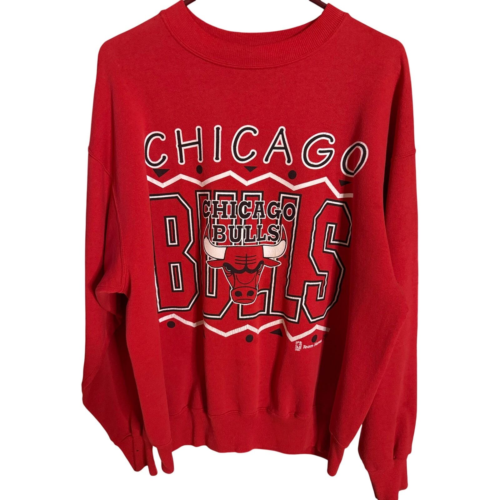Hanes Vintage Chicago Bulls Crewneck Size US XL / EU 56 / 4 - 1 Thumbnail