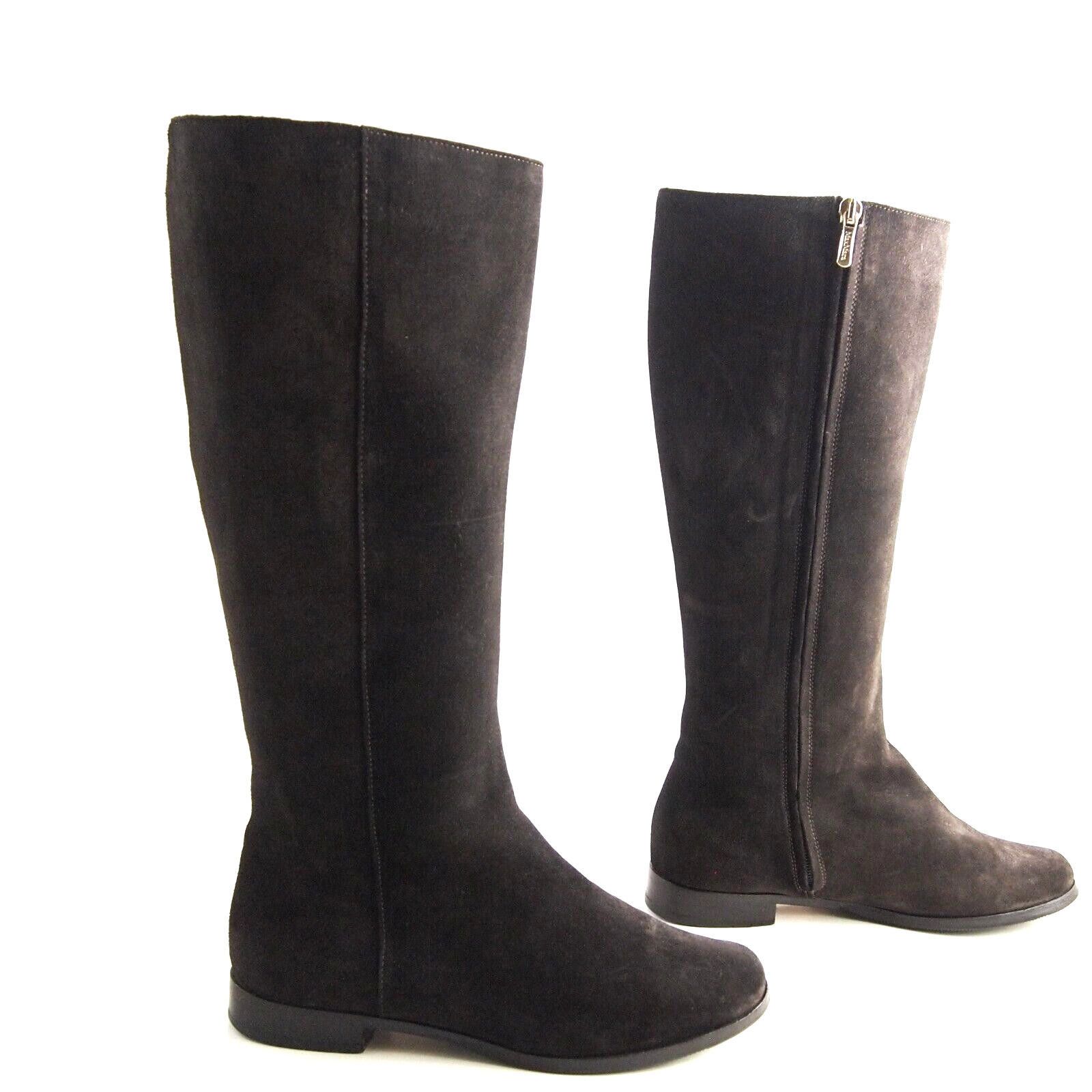 Max Mara Max Mara Riding Boots Brown Suede Size US 7 EU 37 $620 Size US 7 / IT 37 - 5 Thumbnail