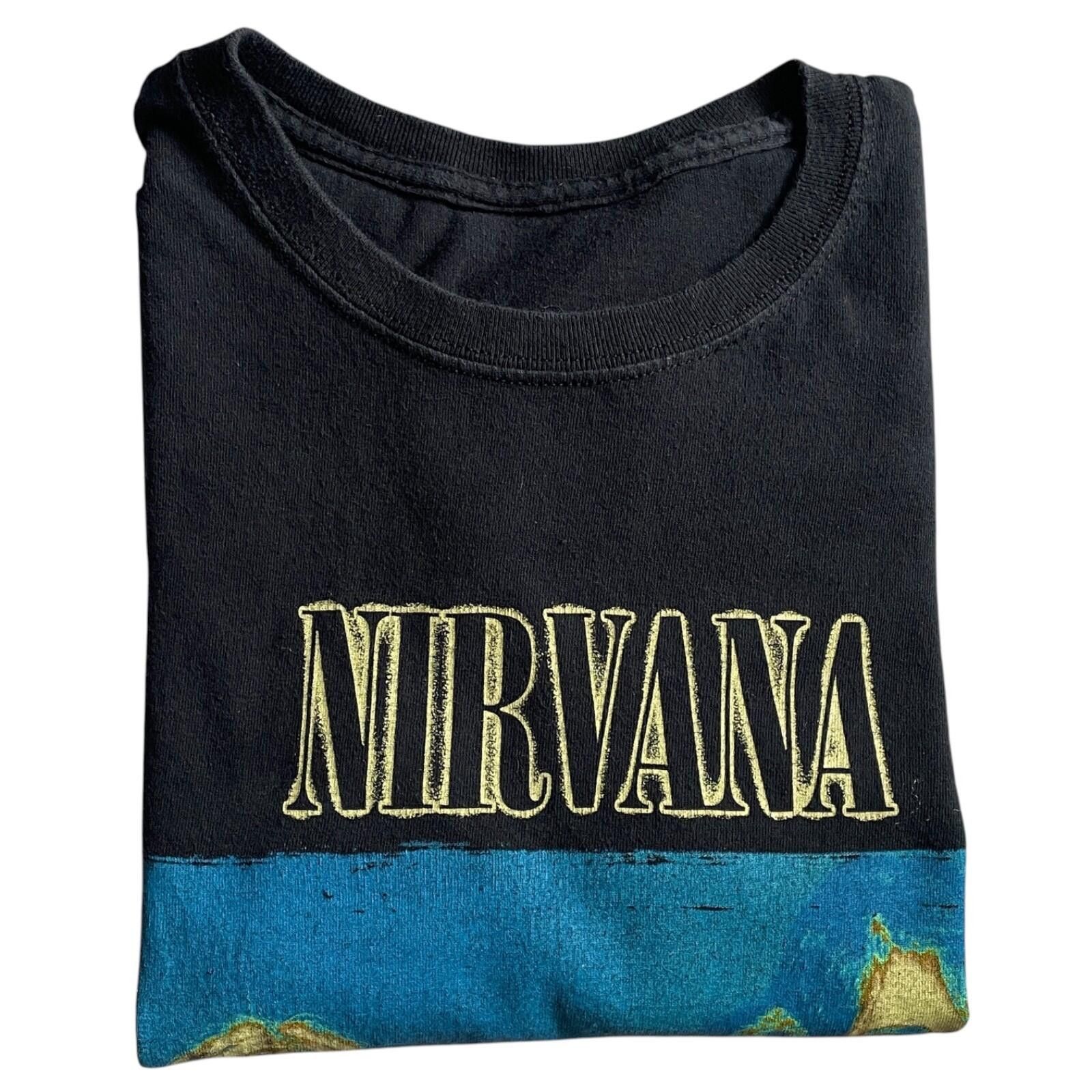 Nirvana Nirvana Erode Indigo T Shirt Mens XL Black Band Tee CLEAN! Size US XL / EU 56 / 4 - 4 Thumbnail