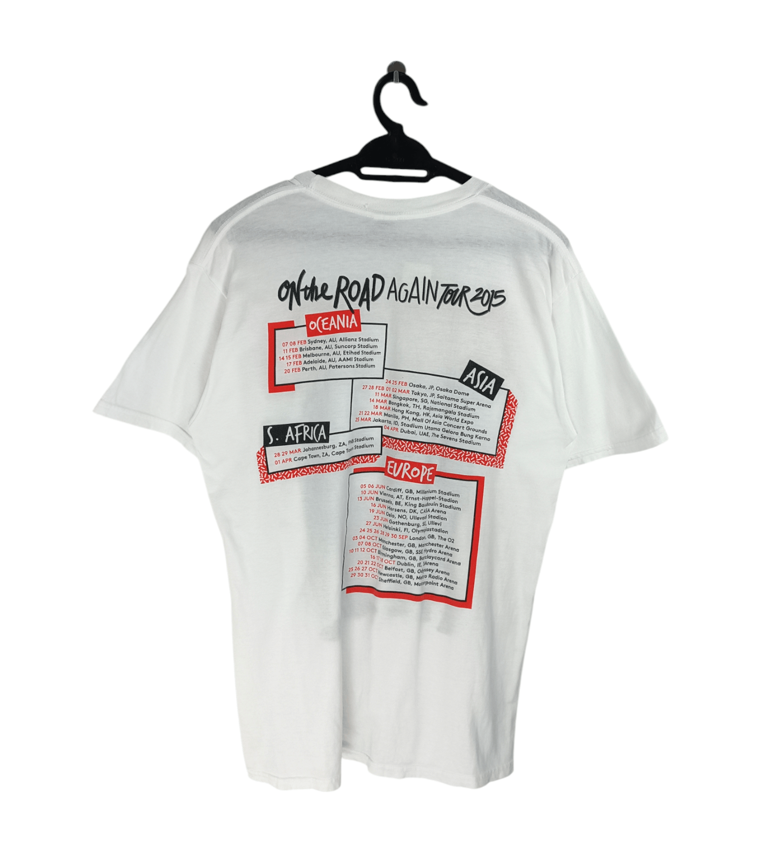 Band Tees VINTAGE ONE DIRECTION TOUR TEE harry styles swift zayn Size US M / EU 48-50 / 2 - 2 Thumbnail