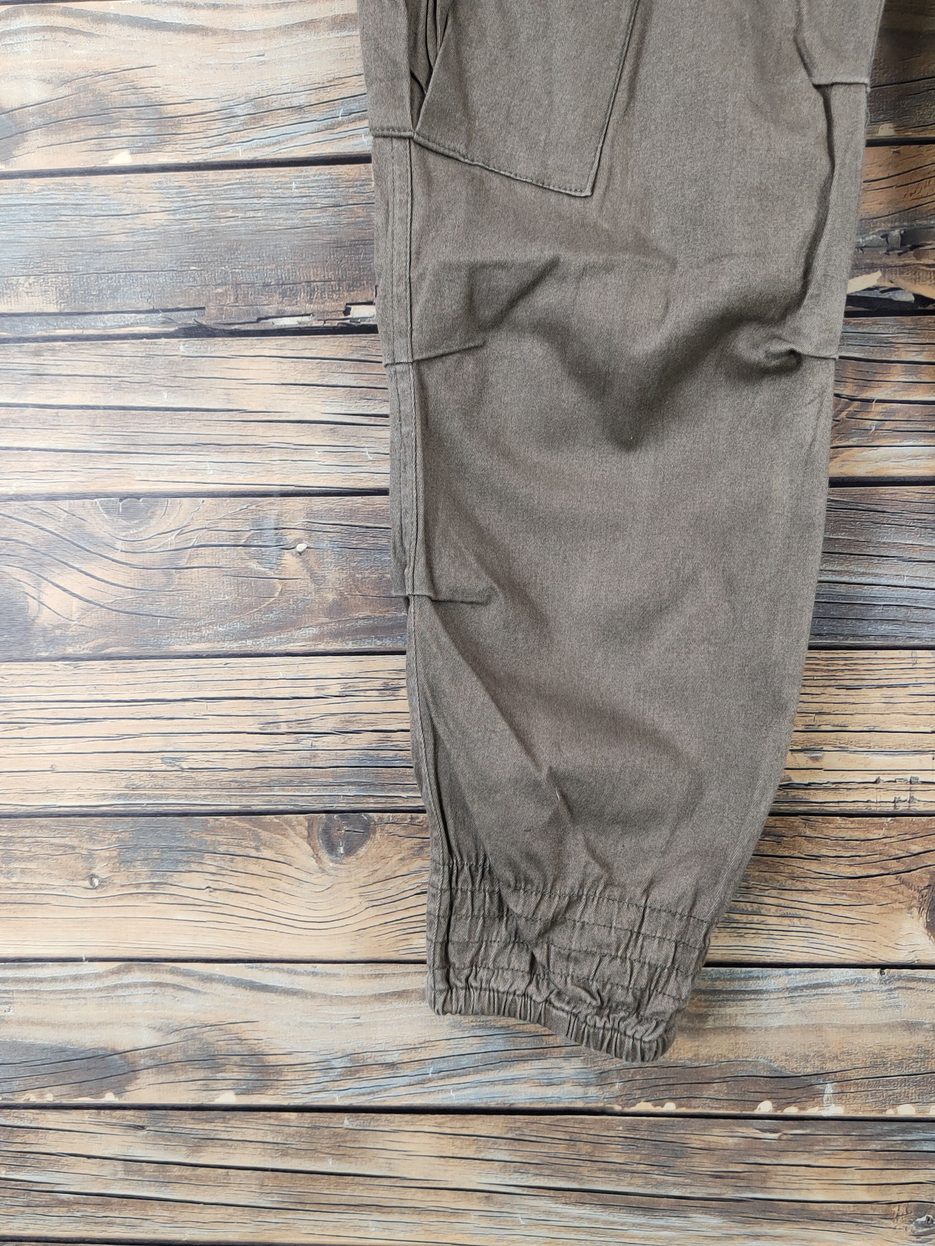 Japanese Brand Japanese Brand Olive Multipocket Tactical Joggers #W1916 Size US 31 - 4 Thumbnail