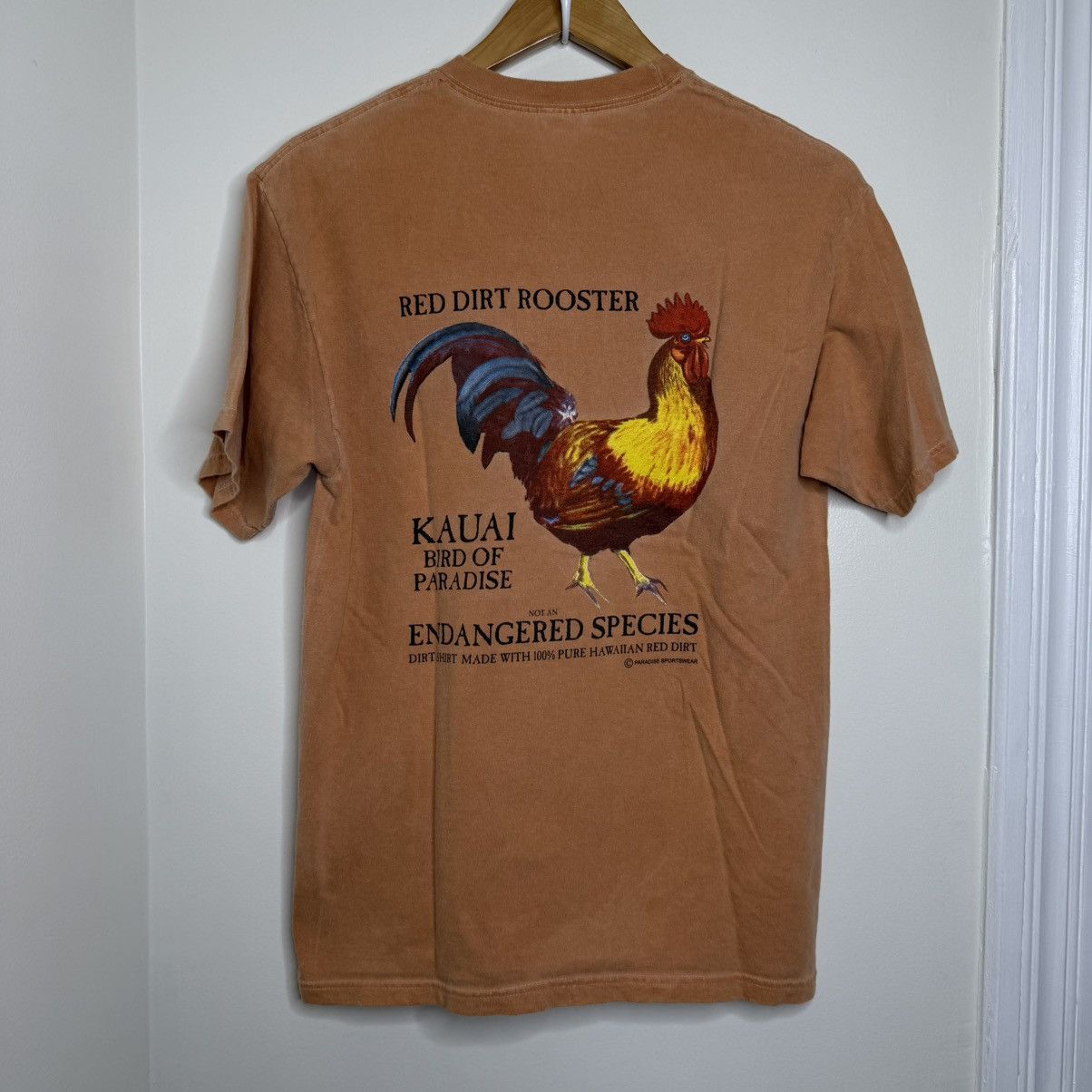 Other Red Dirt Rooster Hawaii T Shirt Medium Unisex Hanes Beefy Size M / US 6-8 / IT 42-44 - 6 Thumbnail