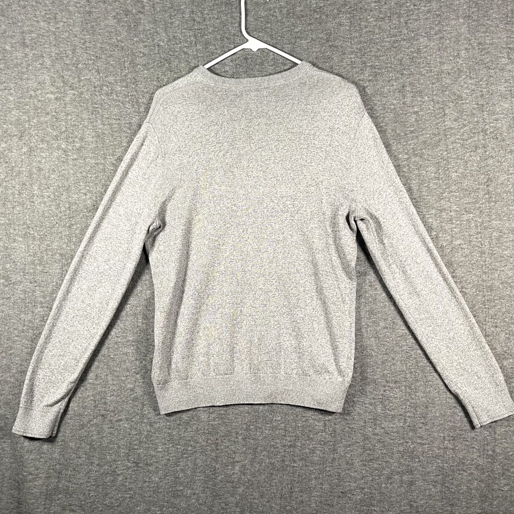 Banana Republic Banana Republic Sweater Mens Medium Gray V-Neck Pima Cotton Cashmere Knit Size US M / EU 48-50 / 2 - 3 Thumbnail