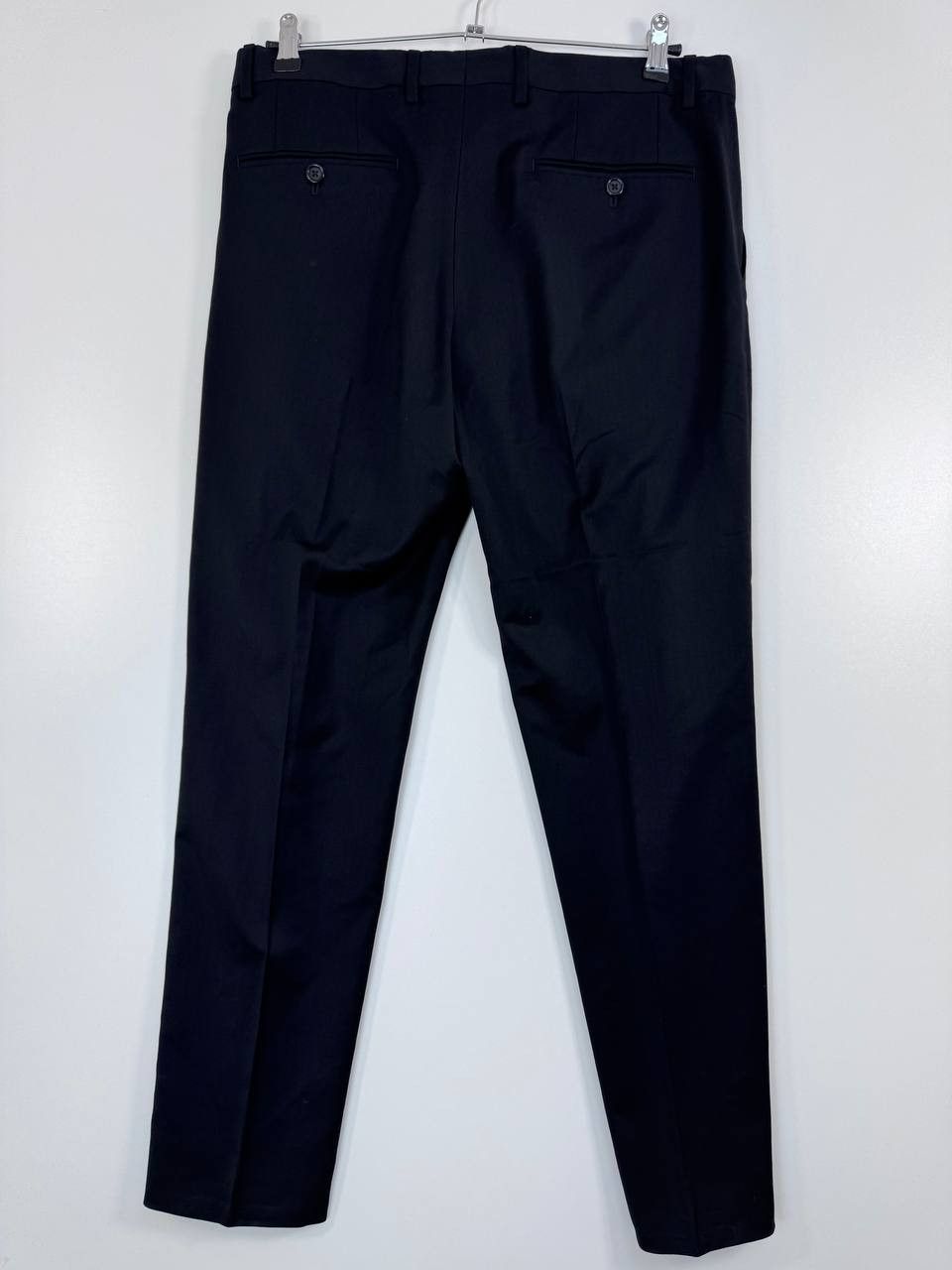 Dolce & Gabbana Dolce Gabbana Pleated Pants Black Virgin Wool Size 48 M Size US 32 / EU 48 - 8 Thumbnail