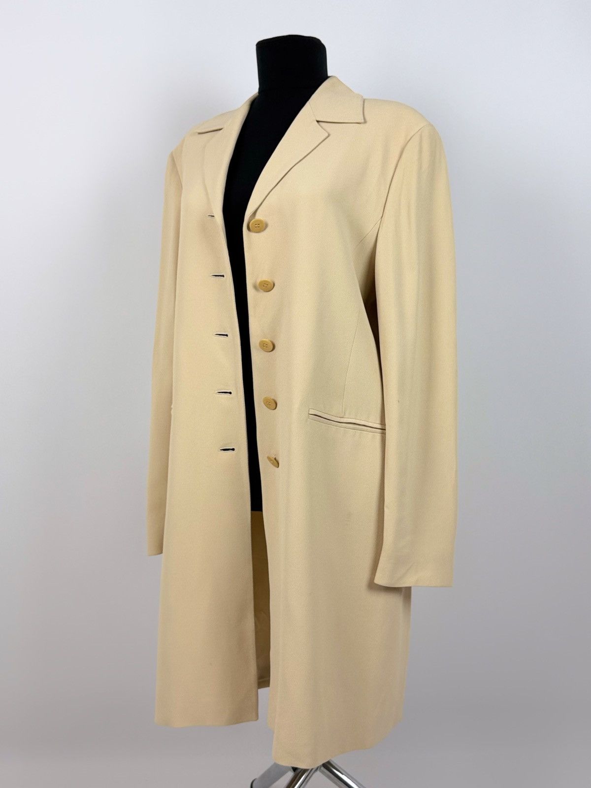 Max Mara Max Mara Ivory Women’s Light Coat Size XL / US 12-14 / IT 48-50 - 1 Thumbnail