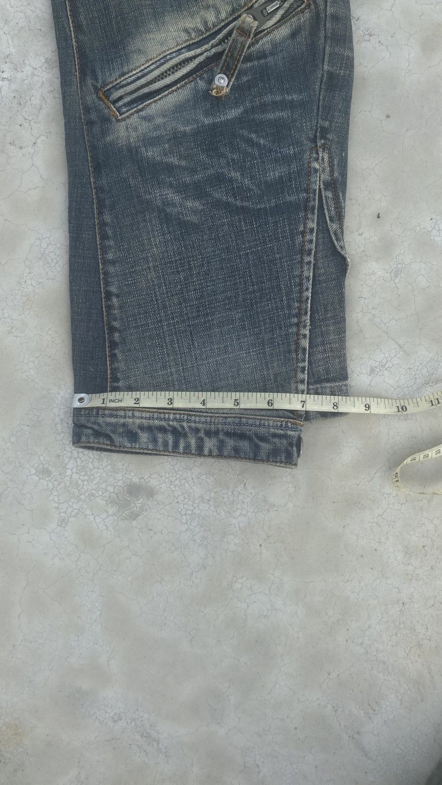 Energie Y2K Distressed MultiZip Energie x Sixty Denim Size US 29 - 10 Thumbnail