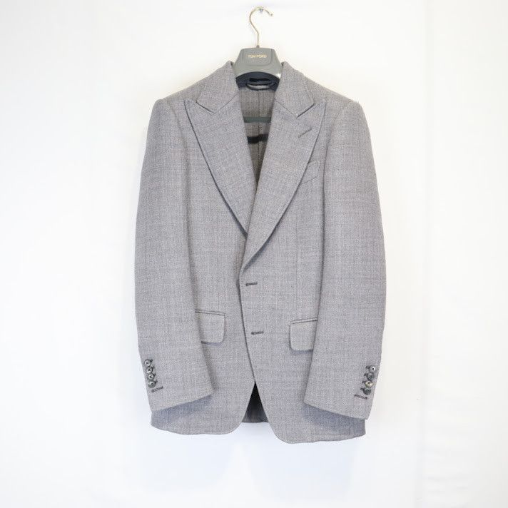 Tom Ford o1rshd1 Jacket Blazer in Grey Size US M / EU 48-50 / 2 - 1 Thumbnail