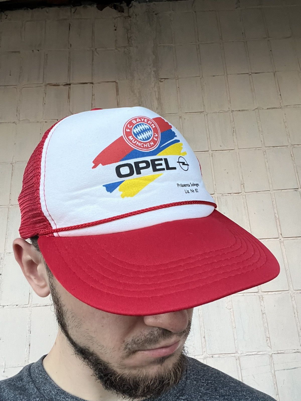 Vintage Vintage 90s Hat Opel Fc Bayern Munchen Football Soccer Cap Size ONE SIZE - 20 Thumbnail