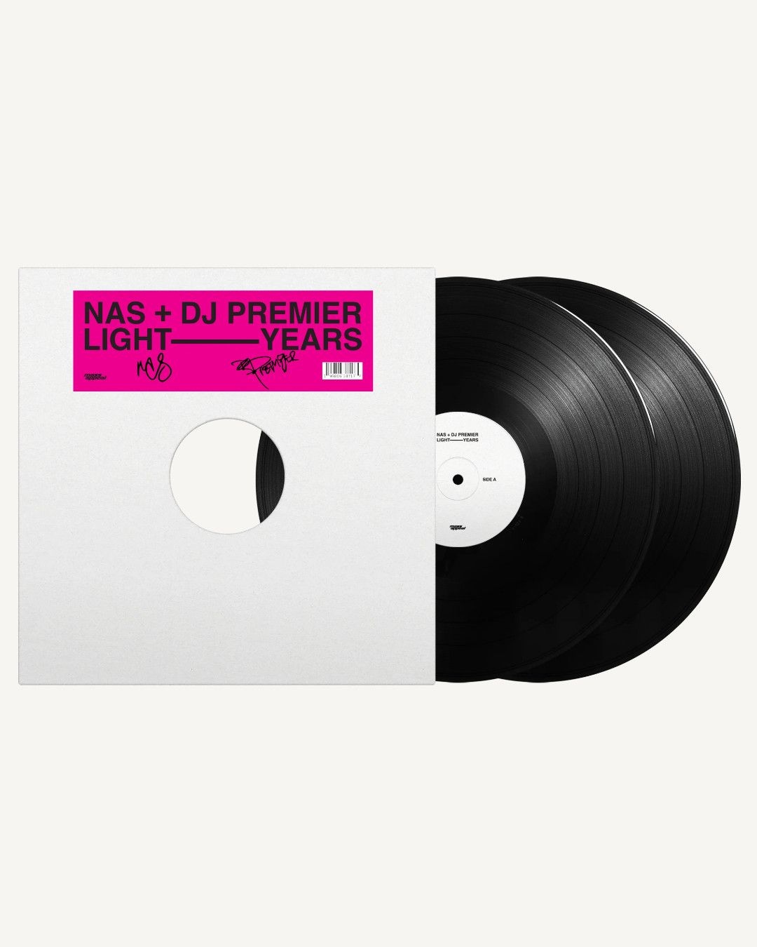 Delicious Vinyl Nas & DJ Premier Light-Years LP Vinyl (Signed By Both) Size ONE SIZE - 2 Thumbnail