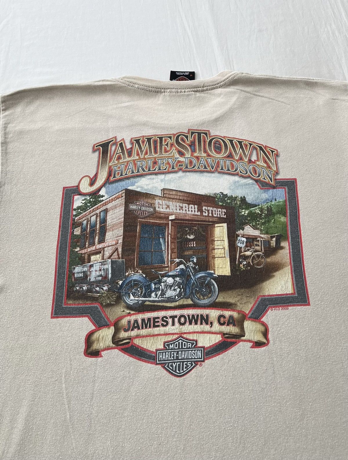 Harley Davidson Vintage 2009 Harley Davidson Eagle Snake JamesTown T-shirt Size US M / EU 48-50 / 2 - 11 Thumbnail