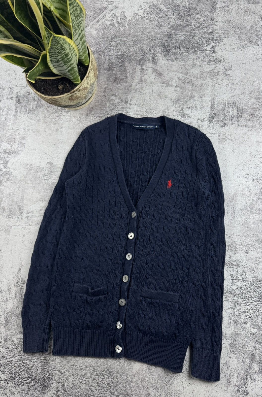 Ralph Lauren Sport Ralph Lauren Sport Women Cable Knited Sweater Button Cardigan Size M / US 6-8 / IT 42-44 - 3 Thumbnail