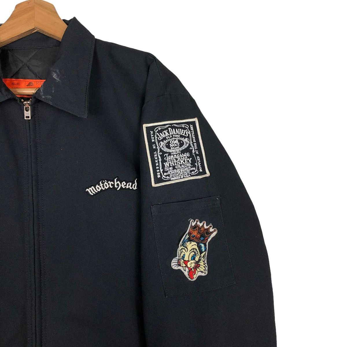 Vintage 🔥VINTAGE BOMBER JACKET REDKAP USA FULL PATCH RARE DESIGN Size US S / EU 44-46 / 1 - 4 Thumbnail