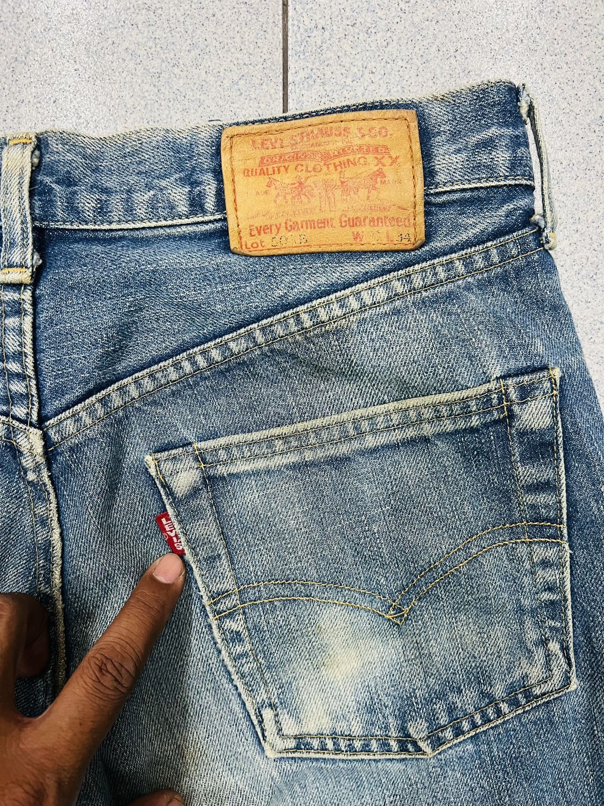 LVC × Levi's Vintage Clothing VINTAGE LEVIS LOT 503B BIG E SELVEDGE GRUNGE Size US 31 - 14 Thumbnail