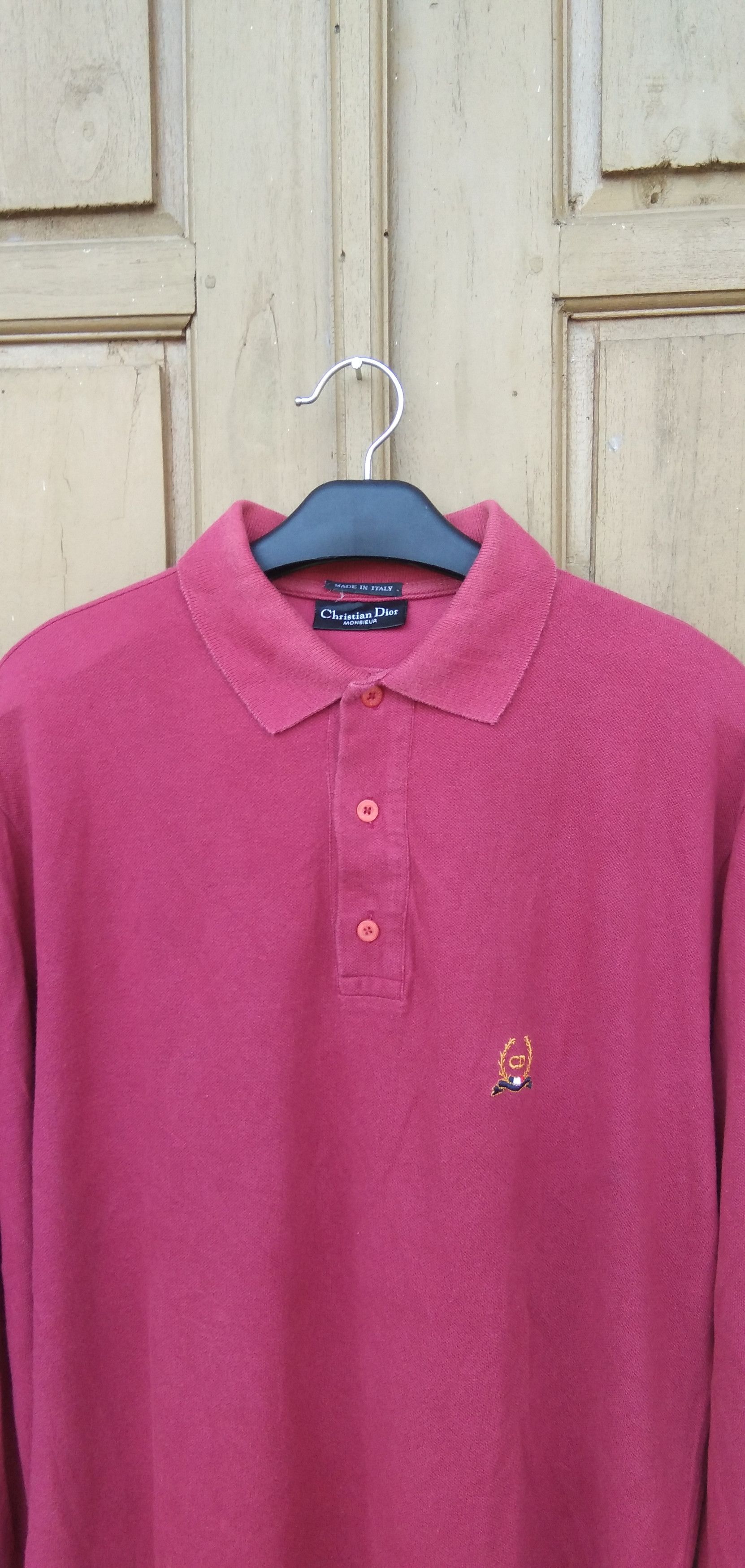 Christian Dior Monsieur × Vintage Vtg CD monsieur long poloshirt Size US M / EU 48-50 / 2 - 2 Thumbnail
