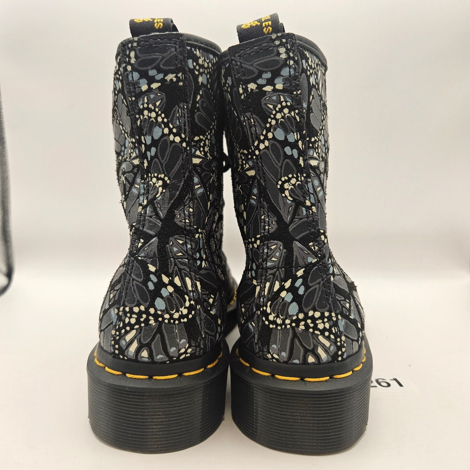 Dr. Martens DR. MARTENS 1460 WOMEN'S 6 BUTTERFLY LACE UP BOOTS BLUEPRINT Size US 6 / IT 36 - 2 Thumbnail