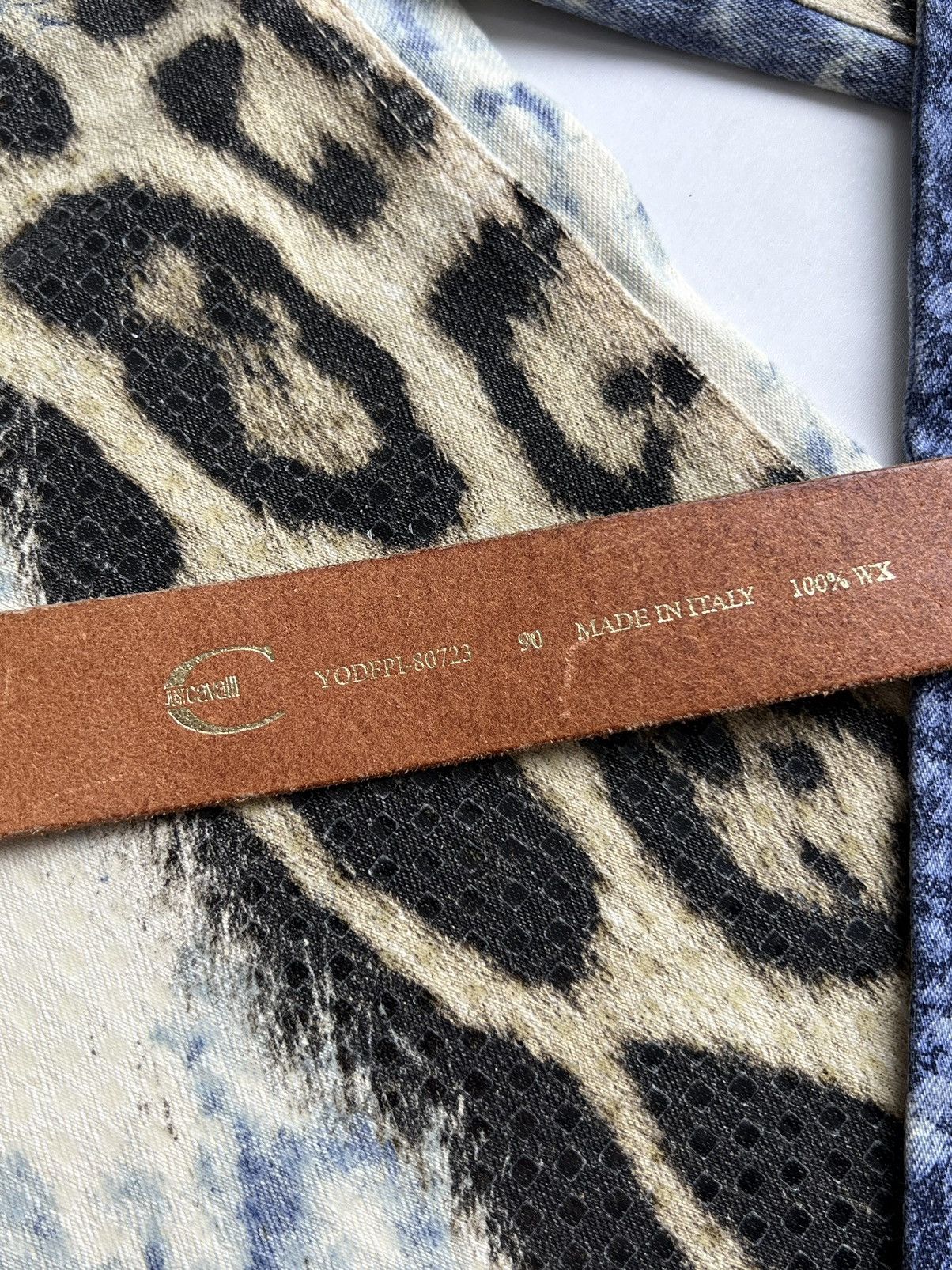Just Cavalli × Roberto Cavalli Vintage Roberto Cavalli “Just Cavalli” Golden Tone Belt Size ONE SIZE - 8 Thumbnail