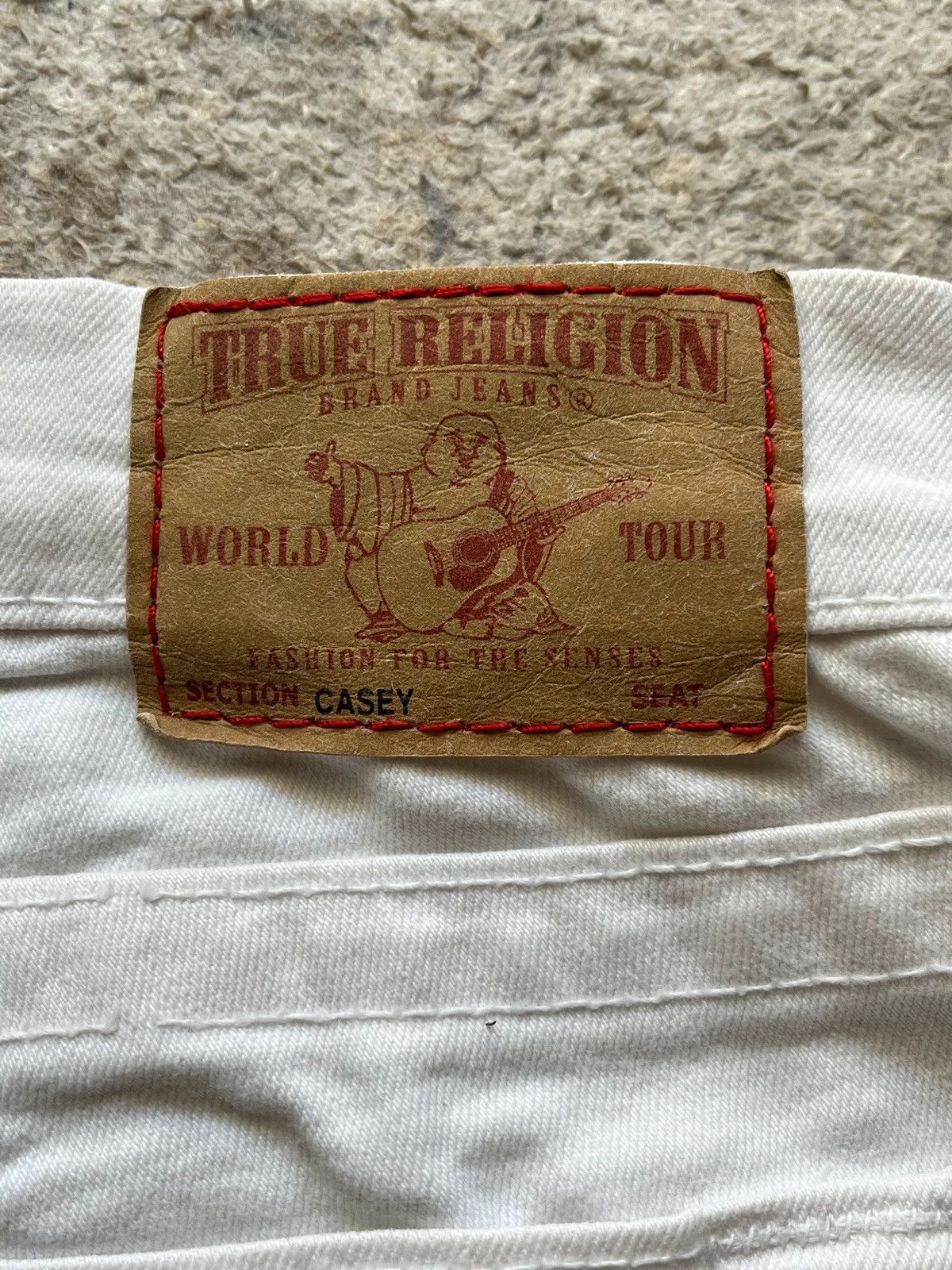 True Religion True Religion Casey Made in USA Y2K 2000s Slim Fit White Size 24" / US 00 / IT 34 - 7 Thumbnail