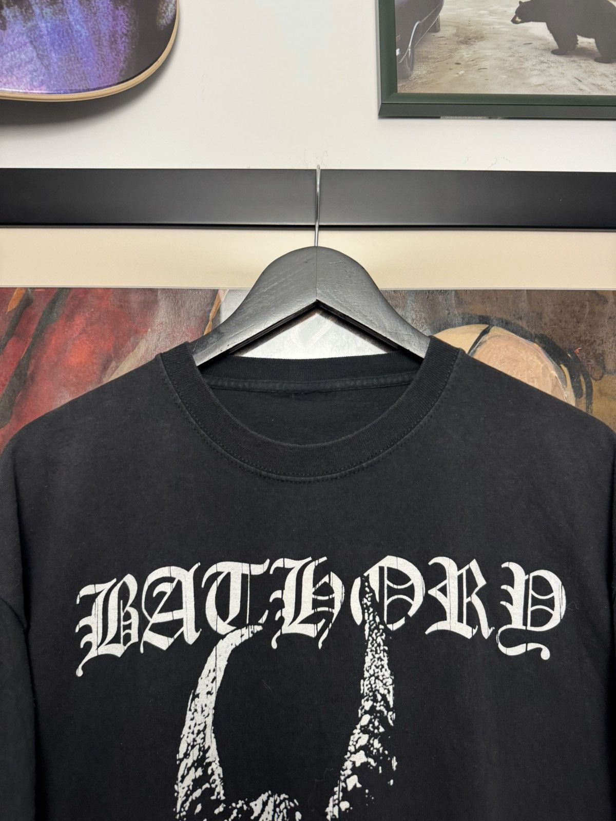 Band Tees Bathory Vintage 00s Goat Rare Band Metal Two Sided Print Tee Size US XL / EU 56 / 4 - 5 Thumbnail