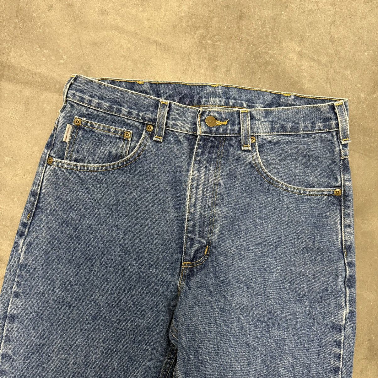 Carhartt × Vintage Vintage Y2K Carhartt Distressed Work Wear Jeans Size US 32 / EU 48 - 7 Thumbnail