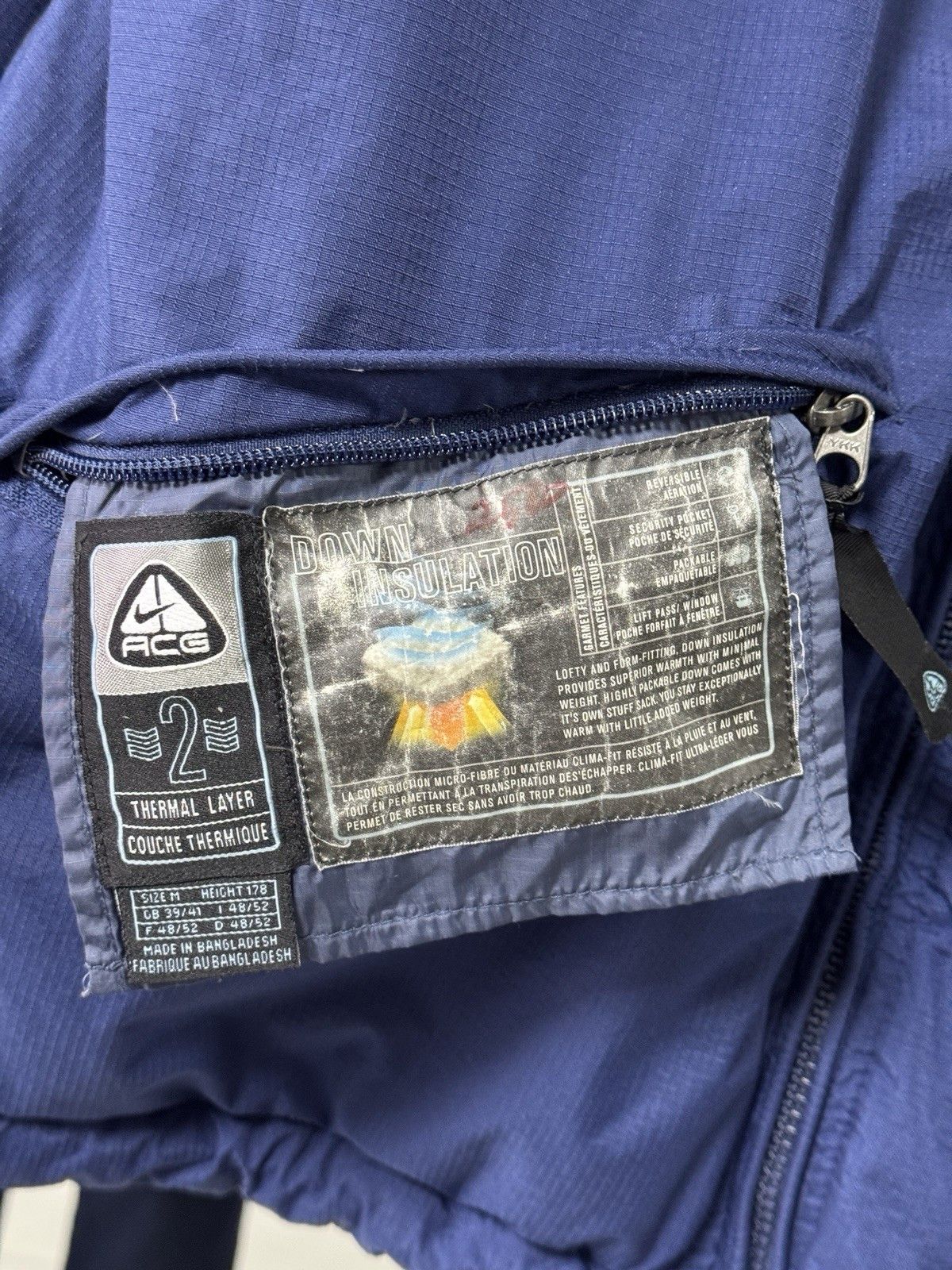 Nike ACG Vintage NIKE ACG Down Puffer Reversible Mens Jacket Size US M / EU 48-50 / 2 - 12 Thumbnail