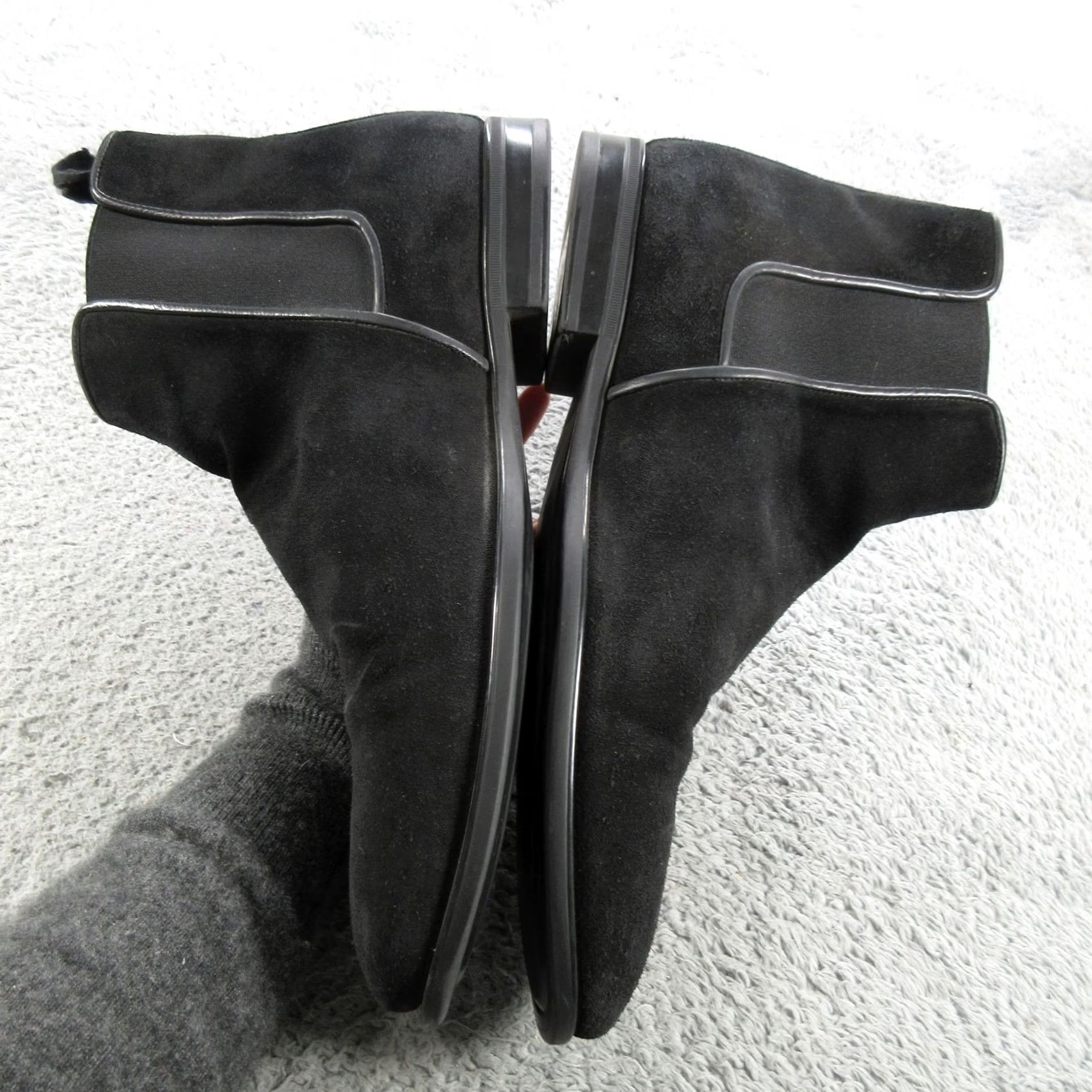 Aquatalia Aquatalia Chelsea Boots Mens Size 12 Black Suede Leather Lined Made In Italy Chelsea Boots Mens Black Suede Leather Lined Italian Made Size US 12 / EU 45 - 7 Thumbnail